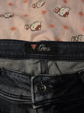 GUESS Women's Dark Blue Denim Jeans